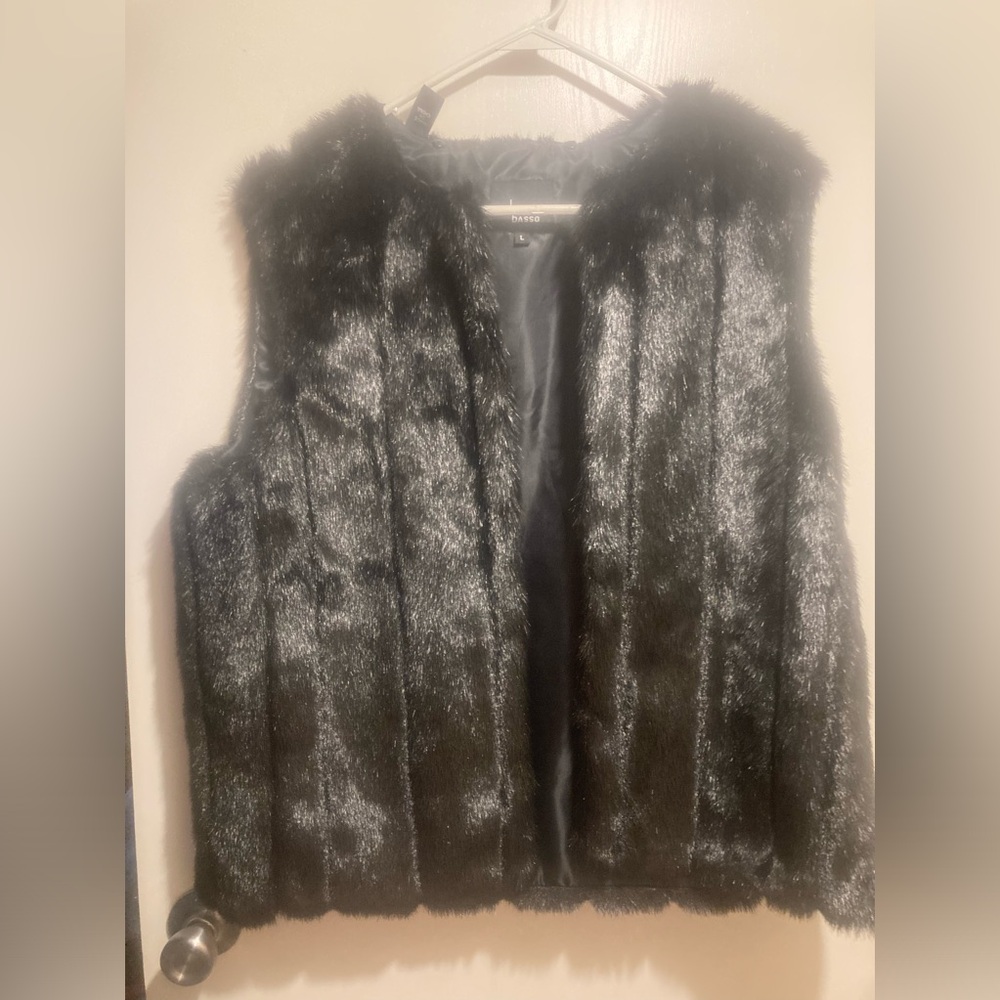 Dennis Basso Faux Fur Vest